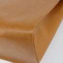 Christian Dior Hand Bag Leather Brown Gold Auth ep12336-12