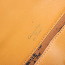 Christian Dior Hand Bag Leather Brown Gold Auth ep12336-16