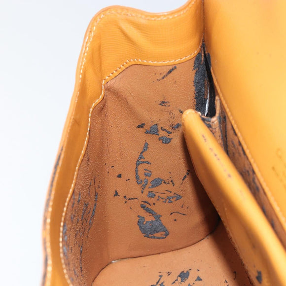 Christian Dior Hand Bag Leather Brown Gold Auth ep12336