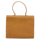 Christian Dior Hand Bag Leather Brown Gold Auth ep12336-3