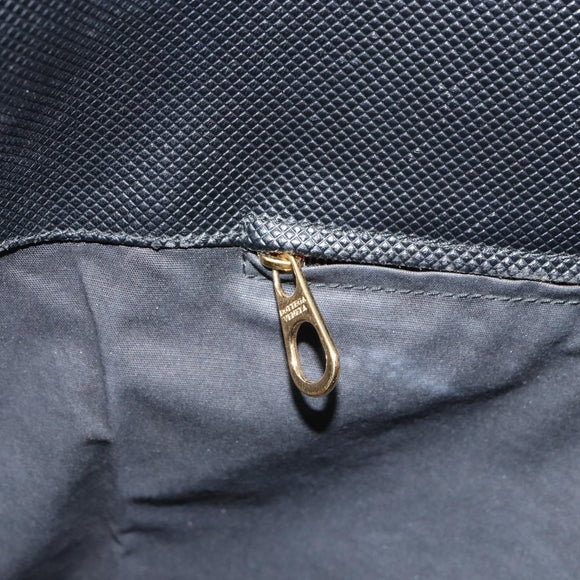 BOTTEGA VENETA Tote Bag Leather Black Gold Auth ep12337