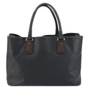 BOTTEGA VENETA Shopper Bag Leer Zwart Goud Auth ep12337-2