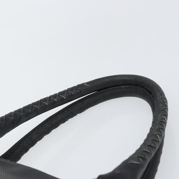 BOTTEGA VENETA Tote Bag Leather Black Gold Auth ep12337