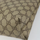 GUCCI GG Supreme Tote Bag PVC Beige Gold Auth ep12338-10