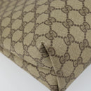GUCCI GG Supreme Tote Bag PVC Beige Gold Auth ep12338-11