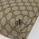 GUCCI GG Supreme Tote Bag PVC Beige Gold Auth ep12338-12