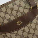 GUCCI GG Supreme Tote Bag PVC Beige Gold Auth ep12338-14