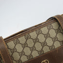 GUCCI GG Supreme Tote Bag PVC Beige Gold Auth ep12338-15