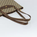 GUCCI GG Supreme Tote Bag PVC Beige Gold Auth ep12338-7