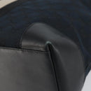 GUCCI GG Canvas Tote Bag Black Silver Auth ep12343-12