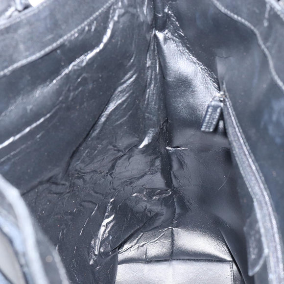 GUCCI GG Canvas Tote Bag Black Silver Auth ep12343