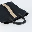 GUCCI GG Canvas Tote Bag Black Silver Auth ep12343-6