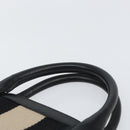 GUCCI GG Canvas Tote Bag Black Silver Auth ep12343-8