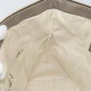 GUCCI Soho Tote Bag Leather Gray Gold 282307 Auth ep12345-19