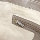GUCCI Soho Tote Bag Leather Gray Gold 282307 Auth ep12345-20