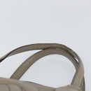 GUCCI Soho Tote Bag Leather Gray Gold 282307 Auth ep12345-8