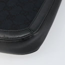 GUCCI GG Canvas Shoulder Bag Black Gold 001 4142 Auth ep12350-15