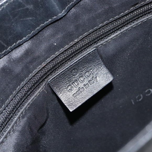 GUCCI GG Canvas Shoulder Bag Black Gold 001 4142 Auth ep12350