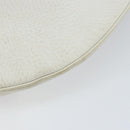 GUCCI Sherry Line Shoulder Bag Leather White Gold Red 130771 Auth ep12352-12