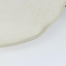 GUCCI Sherry Line Shoulder Bag Leather White Gold Red 130771 Auth ep12352-13