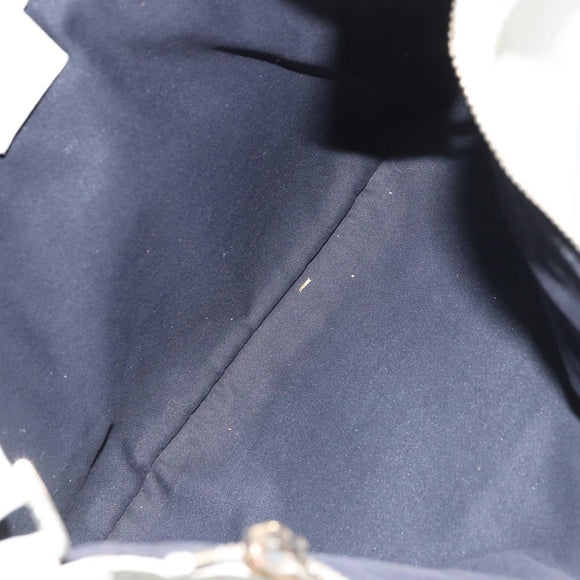 GUCCI Sherry Line Shoulder Bag Leather White Gold Red 130771 Auth ep12352