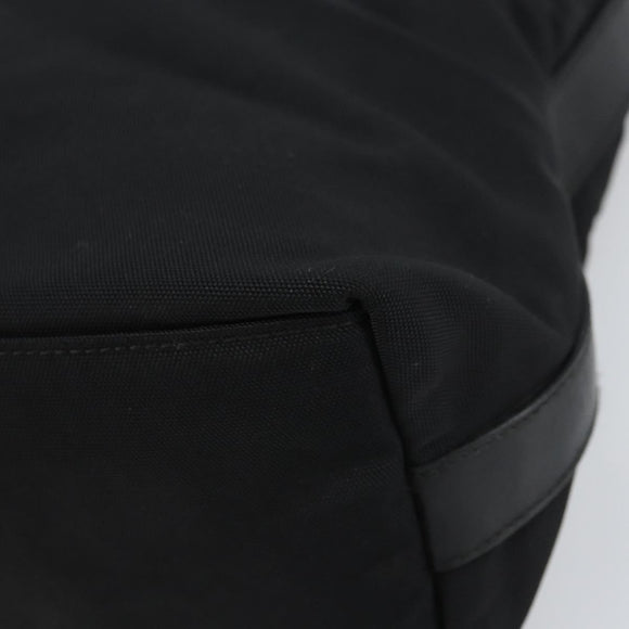 GUCCI Hand Bag Nylon Enamel Black Silver 000 0602 3754 Auth ep12353