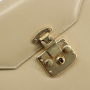 GUCCI Hand Bag Leather Beige Gold 000 2026 0258 Auth ep12356-14