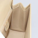 GUCCI Hand Bag Leather Beige Gold 000 2026 0258 Auth ep12356-18