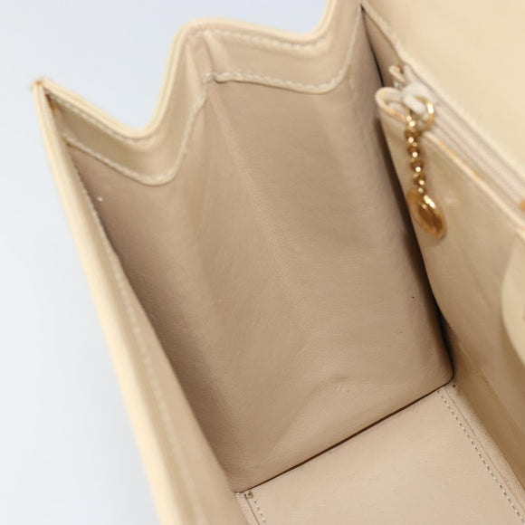 GUCCI Hand Bag Leather Beige Gold 000 2026 0258 Auth ep12356