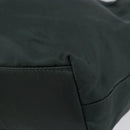 Christian Dior Hand Bag Nylon Khaki Silver Auth ep12359-15