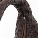 BOTTEGA VENETA INTRECCIATO Hobo Shoulder Bag Leather Brown Auth ep12361-14