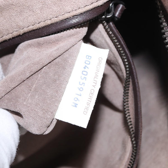 BOTTEGA VENETA INTRECCIATO Hobo Shoulder Bag Leather Brown Auth ep12361