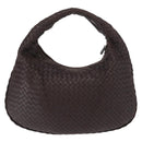 BOTTEGA VENETA INTRECCIATO Hobo Shoulder Bag Leather Brown Auth ep12361-3