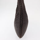 BOTTEGA VENETA INTRECCIATO Hobo Shoulder Bag Leather Brown Auth ep12361-5