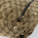 GUCCI GG Canvas Abbey Tote Bag Beige Gold 189831 Auth ep12363-15
