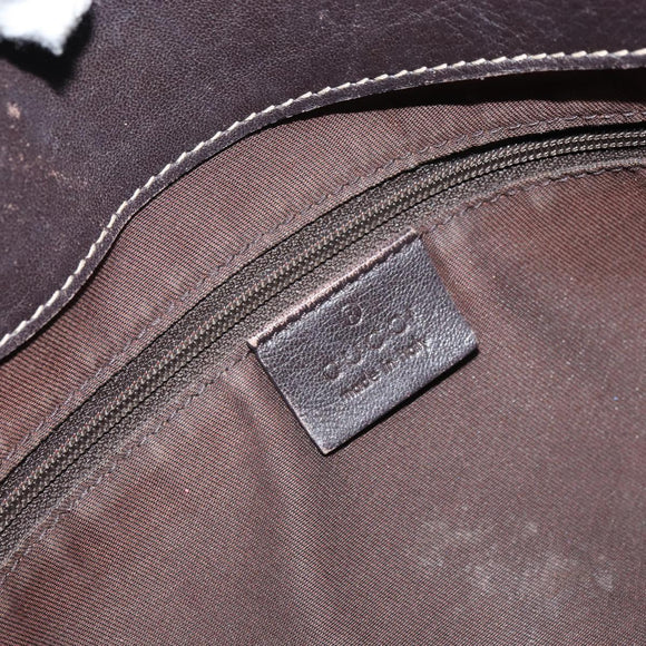 GUCCI GG Canvas Abbey Tote Bag Beige Gold 189831 Auth ep12363