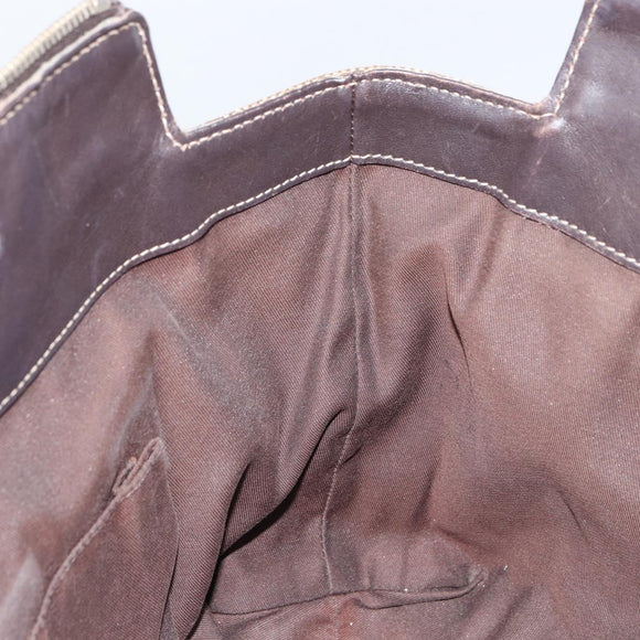 GUCCI GG Canvas Abbey Tote Bag Beige Gold 189831 Auth ep12363