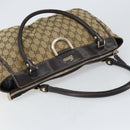GUCCI GG Canvas Abbey Tote Bag Beige Gold 189831 Auth ep12363-6