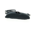 FENDI Mamma Baguette Shoulder Bag Nylon Black Silver Auth ep12368-5