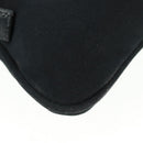 FENDI Mamma Baguette Shoulder Bag Nylon Black Silver Auth ep12368-15