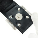 FENDI Mamma Baguette Shoulder Bag Nylon Black Silver Auth ep12368-10