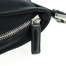 FENDI Mamma Baguette Shoulder Bag Nylon Black Silver Auth ep12368-19