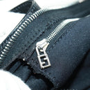 FENDI Mamma Baguette Shoulder Bag Nylon Black Silver Auth ep12368-23