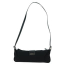 FENDI Mamma Baguette Shoulder Bag Nylon Black Silver Auth ep12368-2