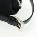 FENDI Mamma Baguette Shoulder Bag Nylon Black Silver Auth ep12368-8