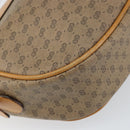 GUCCI Micro GG Supreme Shoulder Bag PVC Beige Gold 001 115 4001 Auth ep12369-11