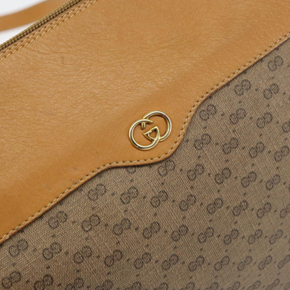 GUCCI Micro GG Supreme Shoulder Bag PVC Beige Gold 001 115 4001 Auth ep12369