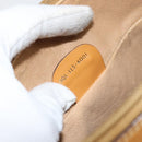 GUCCI Micro GG Supreme Shoulder Bag PVC Beige Gold 001 115 4001 Auth ep12369-20