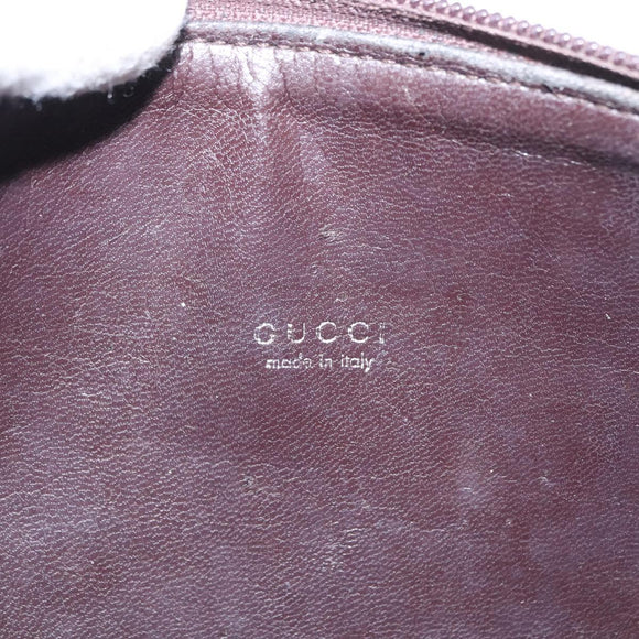 GUCCI GG Canvas Pouch Brown Auth ep12370