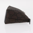 GUCCI GG Canvas Pouch Brown Auth ep12370-4